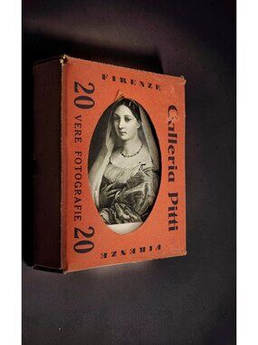 Vintage 1960's Galleria Pitti Art Museum Monochrome Photographs